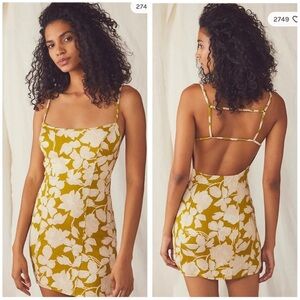 Free People Bring It Back Printed Slip NWT
